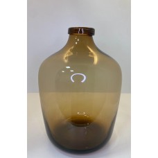 Vaso de Vidro Marrom P Vaso de Vidro Marrom P